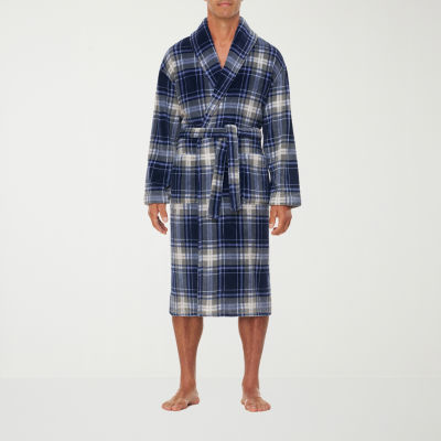 Residence Mens Fleece Long Sleeve Long Length Robe