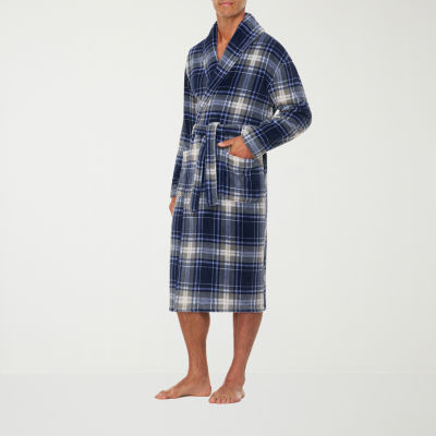 Residence Mens Fleece Long Sleeve Long Length Robe