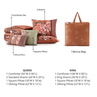 Bebejan Rossana 5-pc. Reversible Cotton Comforter Set