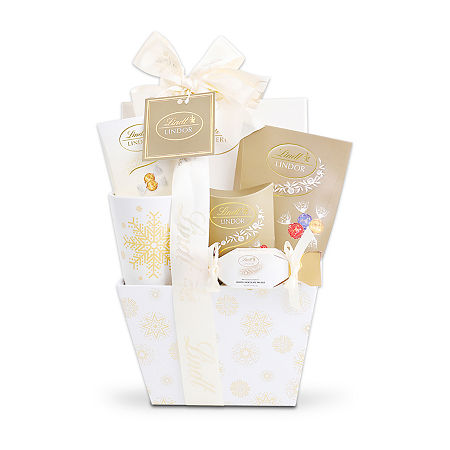 Alder Creek Lovely Lindt Chocolate Snowflake Wishes Gift Basket, One Size, Multiple Colors