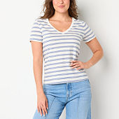 Xersion Everyday Womens Crew Neck Short Sleeve T-Shirt