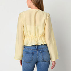 Long Sleeve Peplum Tops Tops for Women - JCPenney