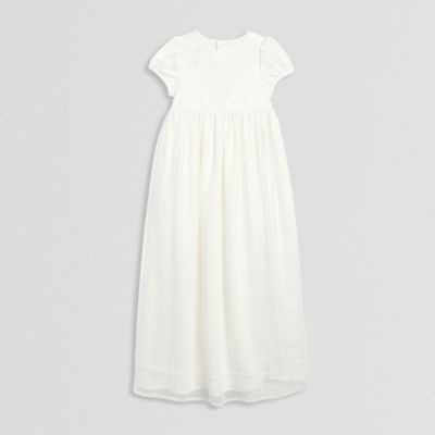 Mia & Mimi Baby Girls Christening 2-pc. Short Sleeve Puffed Sleeve A-Line Dress