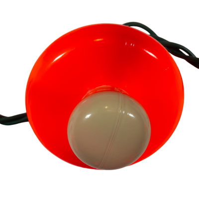 Kurt Adler 12' 10-Light Mushroom With Green Wire String Lights