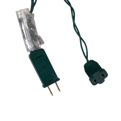 Kurt Adler 15.7' 20-Light Multicolor Led Clear Lotus Flower With Green Wire String Lights