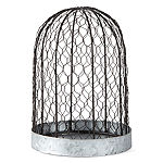 JCPenney Home Large Chicken Wire Planter Metal Planter