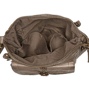 Stone Mountain Smoky Mountain Zip Crossbody Handbag - Grey - One Size