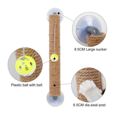 Pet Life Suction Cup Mounted Cat Scratcher