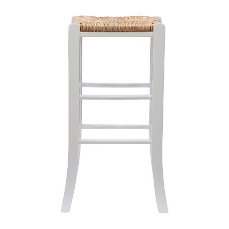 Ellery 2 Pc Backless Barstools, One Size, White