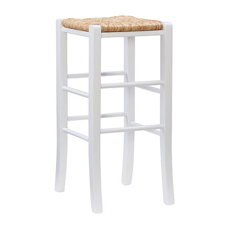 Ellery 2 Pc Backless Barstools, One Size, White