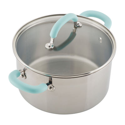 Rachael Ray Create Delicious Stainless Steel 10-pc. Cookware Set