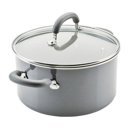 Rachael Ray Create Delicious 6-qt. Non-Stick Stockpot With Lid, One Size, Gray