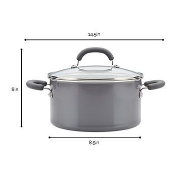 Rachael Ray Create Delicious Nonstick Stock Pot/Stockpot with Lid - 6 -  Winestuff