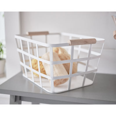 Enchante Metal Rectangular Decorative Storage Bin