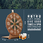 Hammer + Axe Vintage Drinking Wheel Game With 4 Shot Glasses