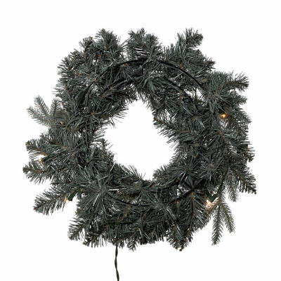 Kurt Adler Clear Blue Spruce Indoor Christmas Wreath