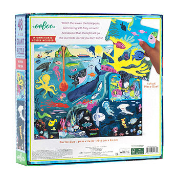 Eeboo World Map 100 Piece Puzzle Puzzle - JCPenney