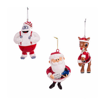 Kurt Adler 3pc. Christmas Ornament, Color White JCPenney