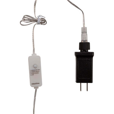 Kurt Adler 182-Light Dual Color (Warm White and Multicolored) LED Net-Style Light Set