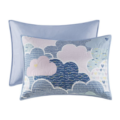 Urban Habitat Kids Bliss Reversible 100% Cotton Quilt Set With Throw Pillows