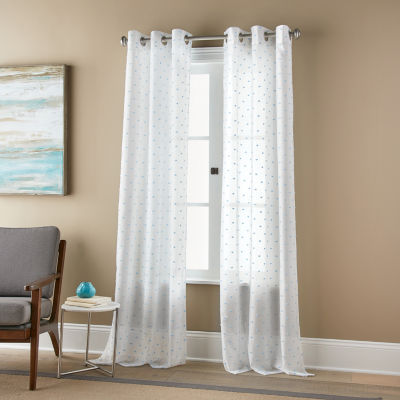 Stratford Park Cassie Sheer Grommet Top Set of 2 Curtain Panel - JCPenney