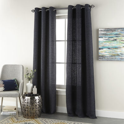 Stratford Park Jessica Grommet Top Blackout Set of 2 Curtain Panel