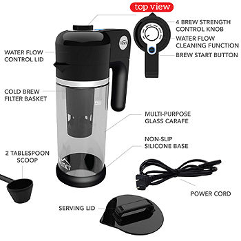 Vinci Express Cold Brew Electric Coffee Maker Cold Brew in 5 Minutes Black