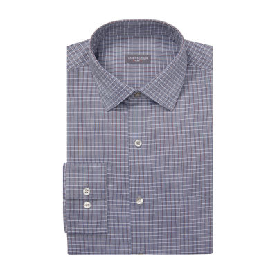 Van Heusen Wrinkle Free Poplin Long Sleeve Shirt 