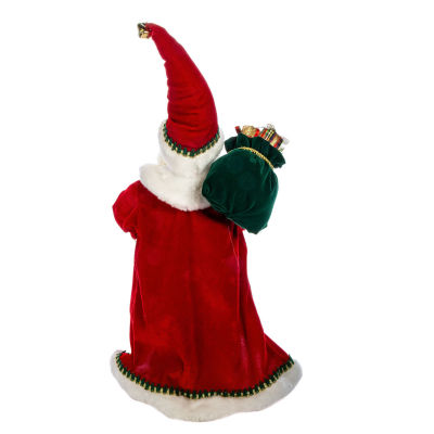 Kurt Adler 17-Inch Kringle Klaus Fancy Santa with Stocking