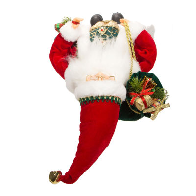 Kurt Adler 17-Inch Kringle Klaus Fancy Santa with Stocking
