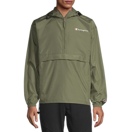 Champion Mens Lightweight Windbreaker, Xx-large, Green