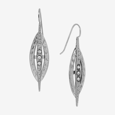 1928 Crystal Marquise Drop Earrings
