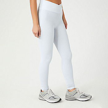 Forever 21 Juniors Active Washed Waffle Seamless Womens Mid Rise Active  Full Length Leggings - JCPenney