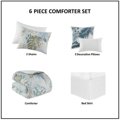 Harbor House Kiawah Island 6-pc. Midweight Comforter Set