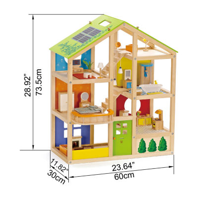 Hape All Seasons Wooden Dollhouse