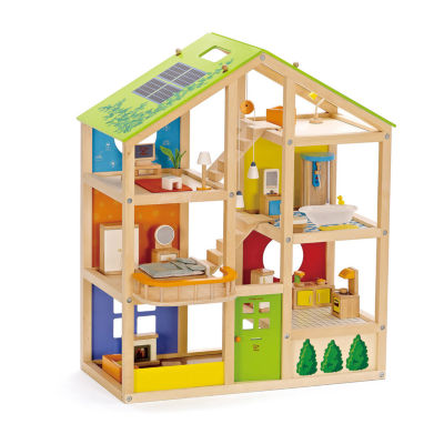 Hape All Seasons Wooden Dollhouse