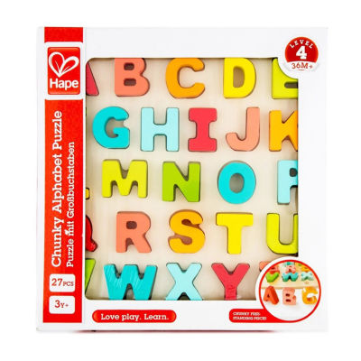 Hape Alphabet Blocks - 27 Pieces Puzzle