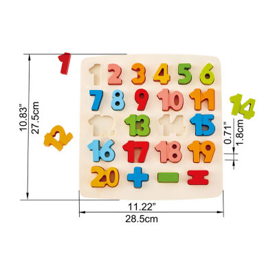 Hape Chunky Number & Counting Puzzle Puzzle