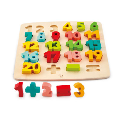 Hape Chunky Number & Counting Puzzle Puzzle