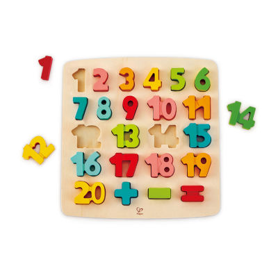Hape Chunky Number & Counting Puzzle Puzzle