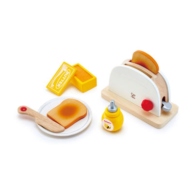 Hape Pop-Up Toaster Set - 7 Piece Play Kitchen