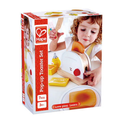 Hape Pop-Up Toaster Set - 7 Piece Play Kitchen