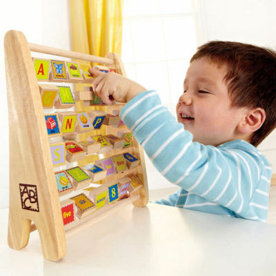 Hape Alphabet Abacus Blocks