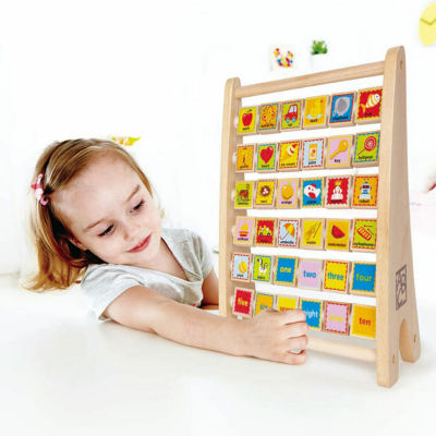 Hape Alphabet Abacus Blocks