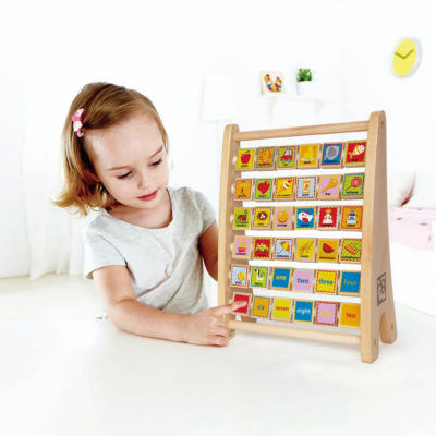 Hape Alphabet Abacus Blocks