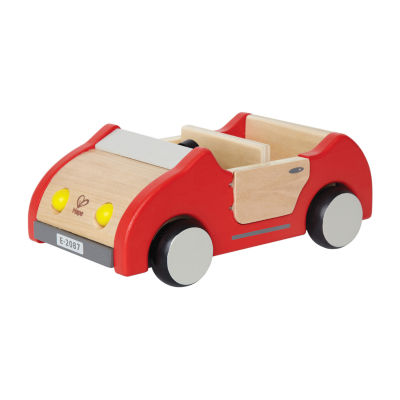 Hape Dollhouse Family Car - Red Doll Accessories