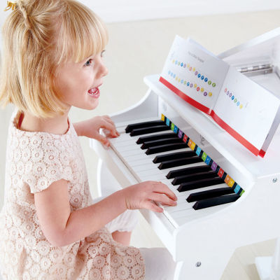 Hape Deluxe White Grand Piano