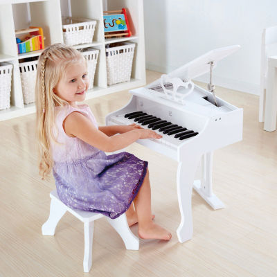 Hape Deluxe White Grand Piano