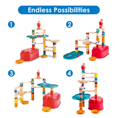 Hape Marble Run: Stack Track Bucket Building Set