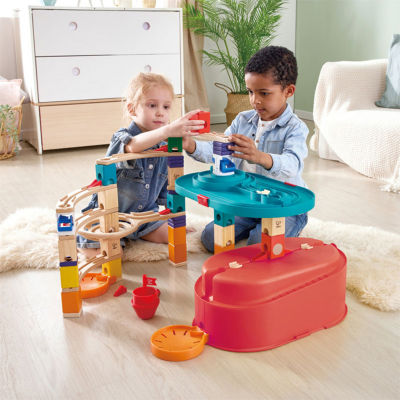 Hape Marble Run: Stack Track Bucket Building Set